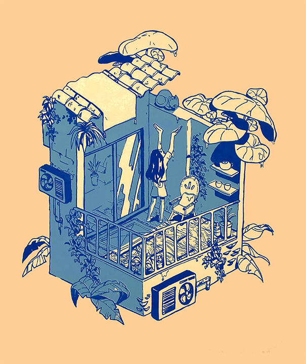 Get down from there!